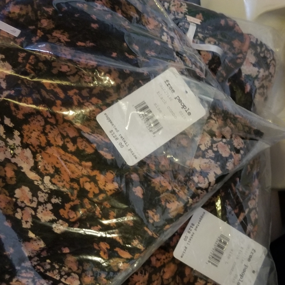 Free People Heartbeats Mini Dress brand new size Large - Picture 6 of 7